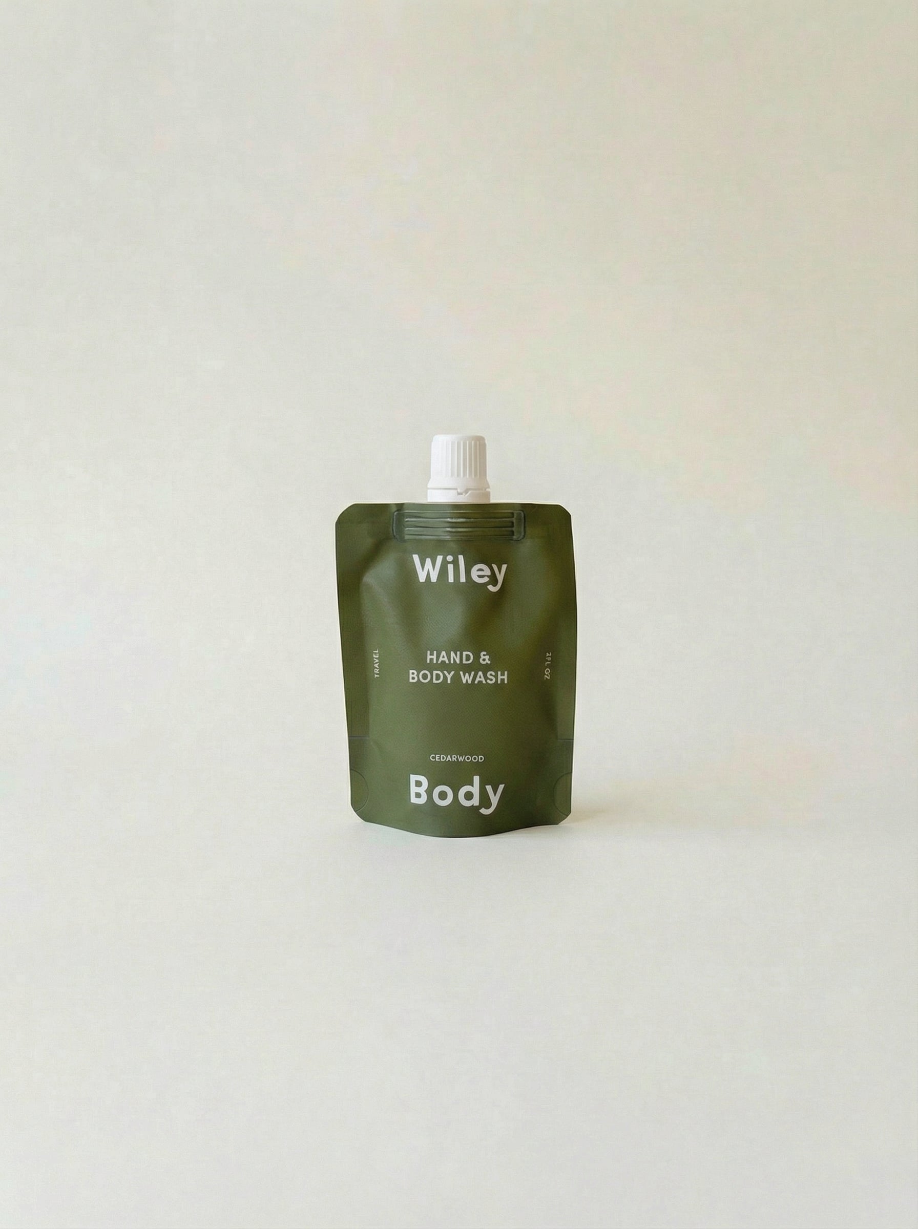 Wiley Body cedarwood hand and body wash refill pouch eco friendly refillable liquid soap