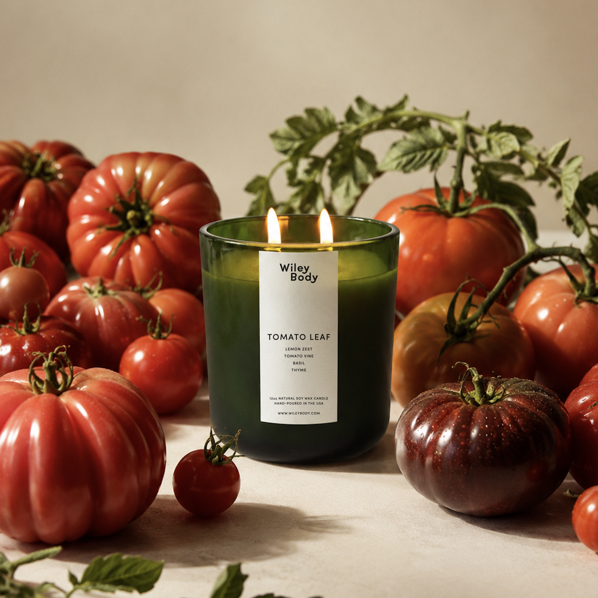 The Candle - Tomato Leaf